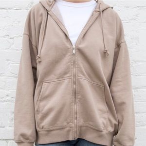 Brandy Melville Christy zip up🤎